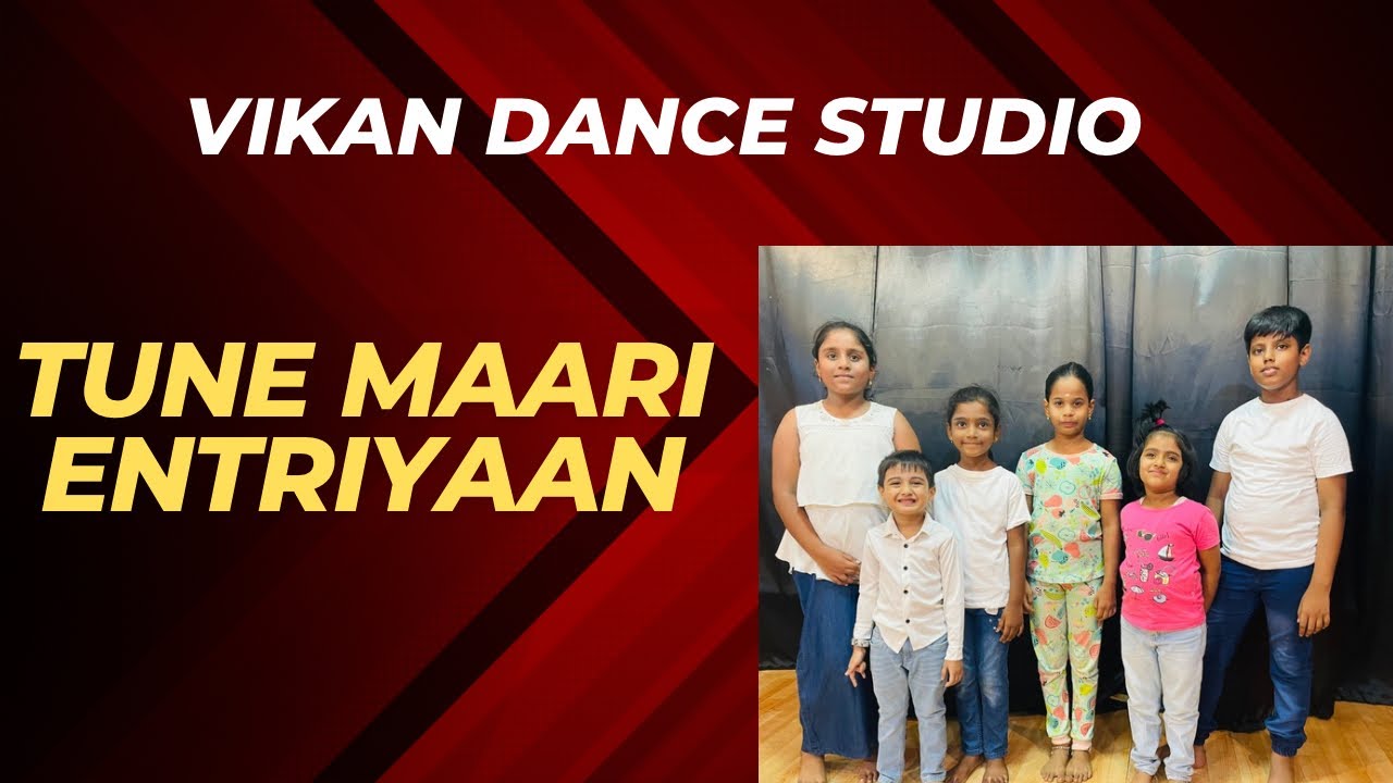 TUNE MAARI ENTRIYAAN | BASIC STEPS | KIDS DANCE | VIKAN DANCE STUDIO