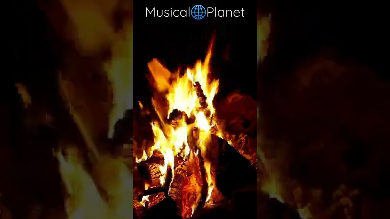 The soothing sound of a forest fire. Meditation. Sleep. Rest.