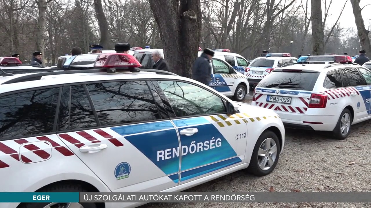 Új szolgálati autókat kapott a rendőrség - 2017.12.20.