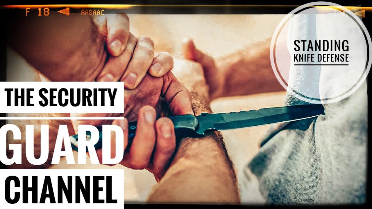 Security Guard. Knife defense training.