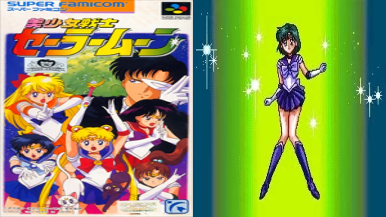 Bishoujo Senshi Sailor Moon - Japan -  Sailor Mercury (Ami Mizuno) - SNES Playthrough