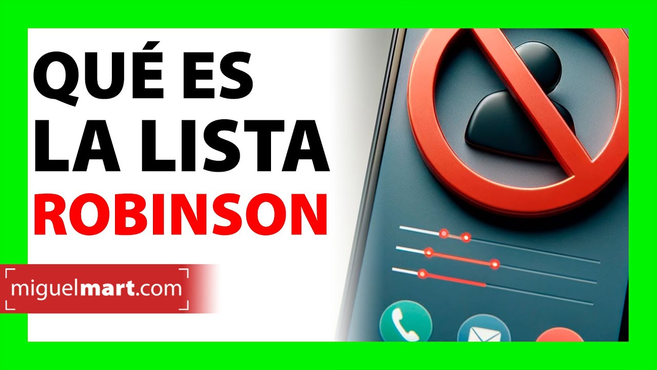 ¿QUE ES LA LISTA ROBINSON?  🔥 Cómo APUNTARSE a La LISTA ROBINSON (Paso a Paso)