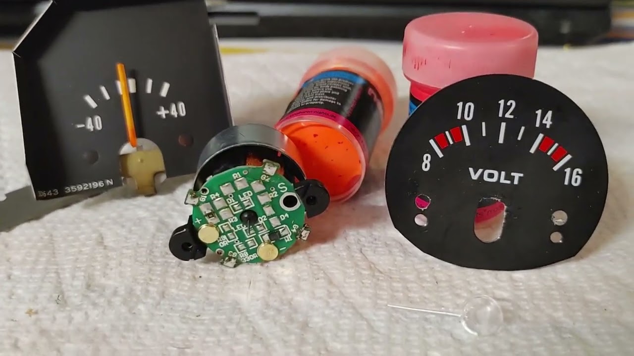 $10 Upgrade any classic mopar amp gauge custom volt install build