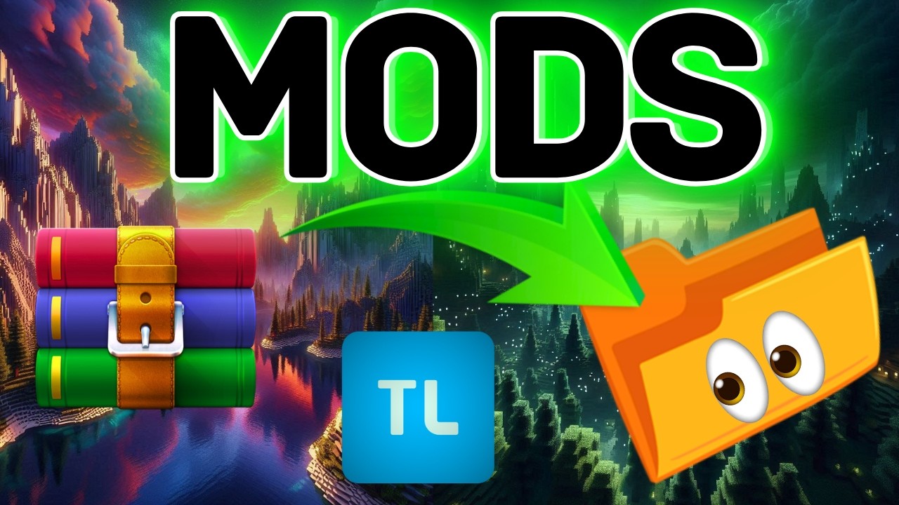 como poner mods en zip o rar en Minecraft Tlauncher actualizado para Minecraft Java 🗂️🔥
