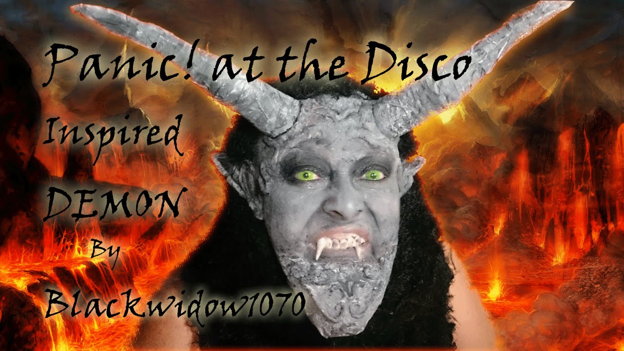 Panic! At The Disco Inspired Demon Face Painting - SFX Makeup Tutorial