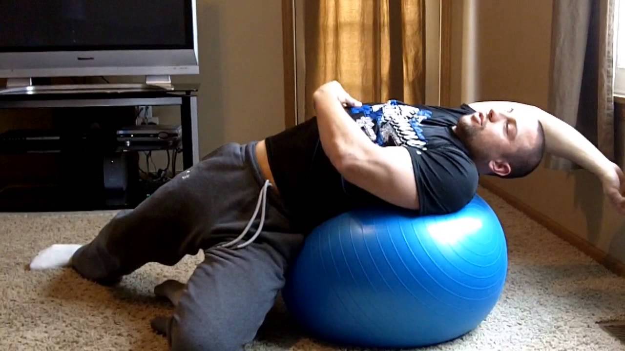 Vernon Hills Gym - Stability Ball Stretches For Tight Hips And Back
