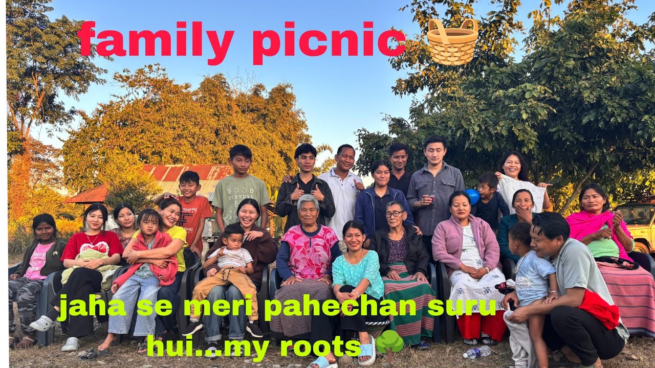 Lego generation Family picnic 🧺||Arunachal Pradesh village Bizari||Family time||🌳🌳☘️☘️