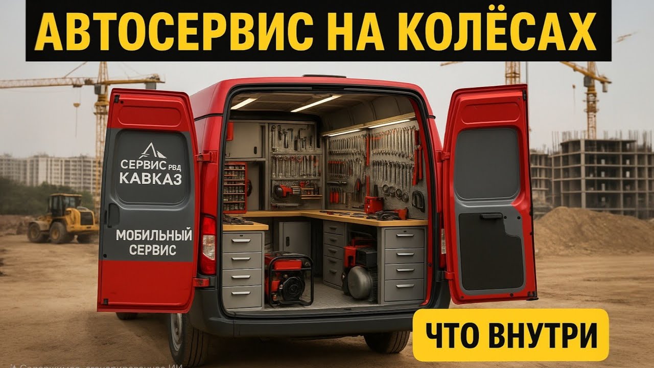 Автосервис на колёсах | Что внутри?