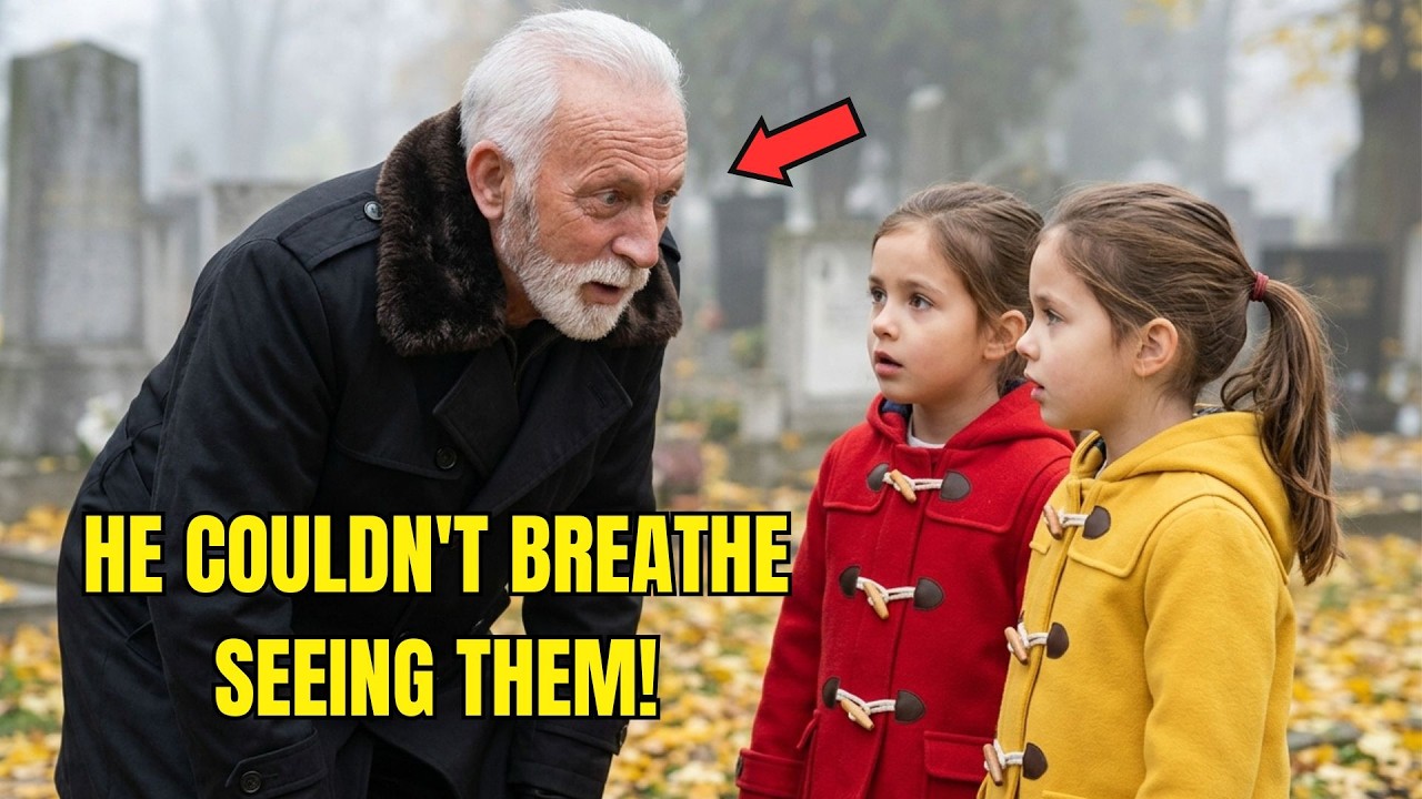 Billionaire Finds Twin Girls Praying at His Son’s Grave — The Reason Makes Him Collapse...