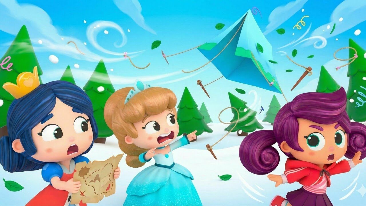 Кемпинг с принцессами сказок 👸 Сказочные истории | Increditales