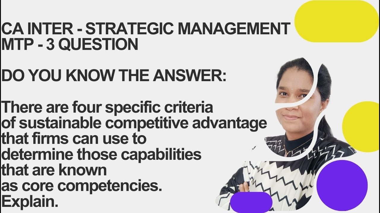 CA INTER STRAT - EASIEST YET CONFUSION QUESTION IN SM - EXPLAINED IN தமிழ்