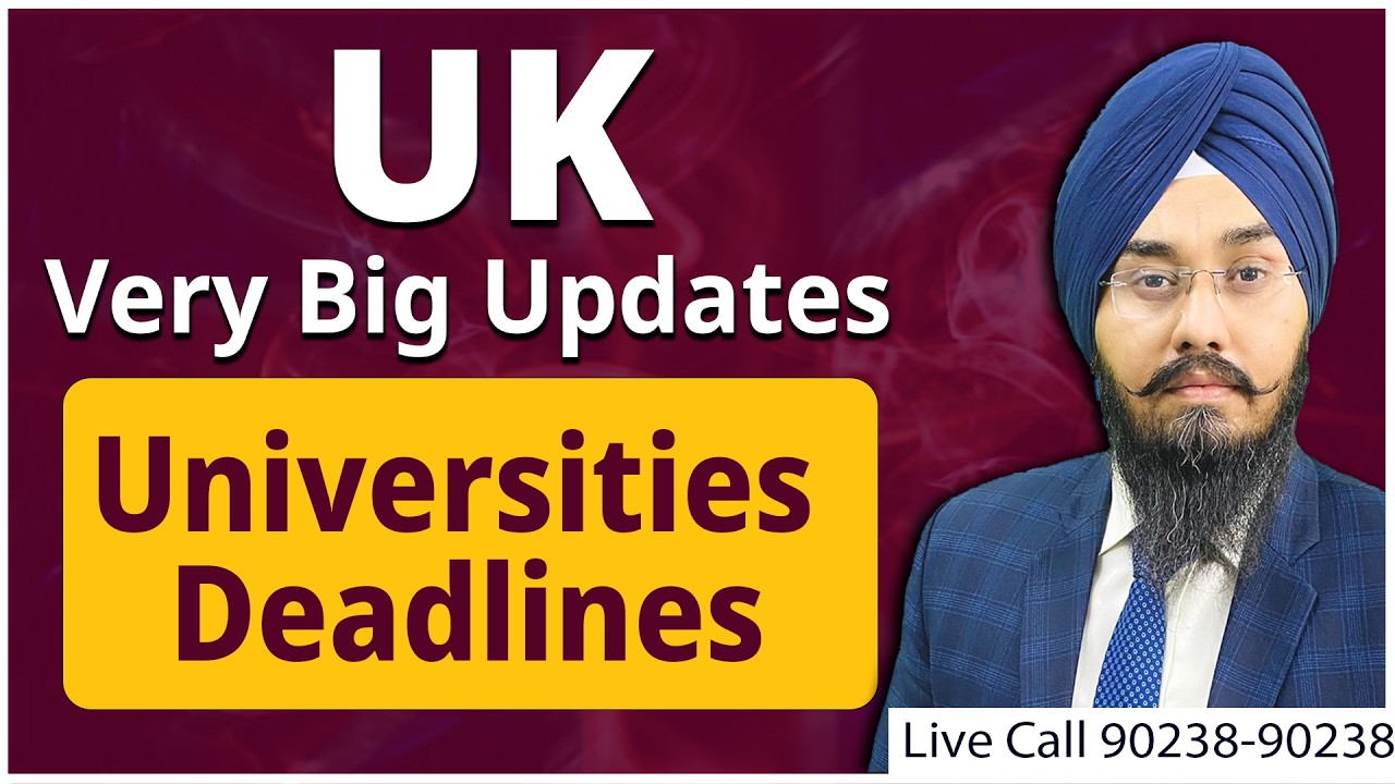 UK Universities Deadlines | Big Update & Clarity on UK Next Intakes 2026