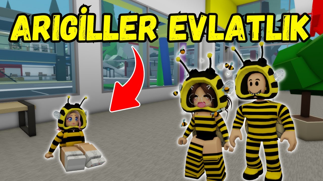 ARIGİLLER BÜTÜN ÇOCUKLARI EVLAT EDİNDİ😃TUBA ARI🐝ARIGİLLER🐝ROBLOX Brookhaven🏡RP 🐝AYŞEM ECE ARI