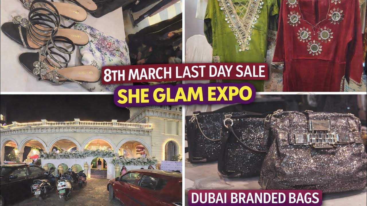 She glam expo tour last day chance top picks Dubai branded handbags don’t miss to buy with details 
