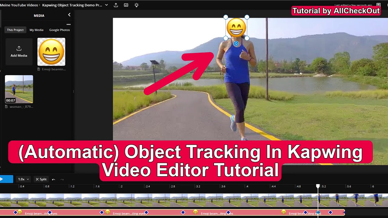 (Semi Automatic) Object Tracking in Kapwing Video Editor: (Face) Blurring Tutorial
