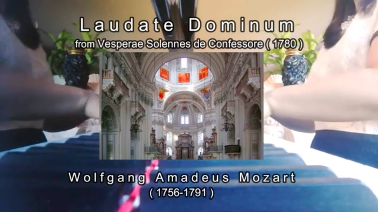 Laudate Dominum, Mozart. Piano Accompaniment