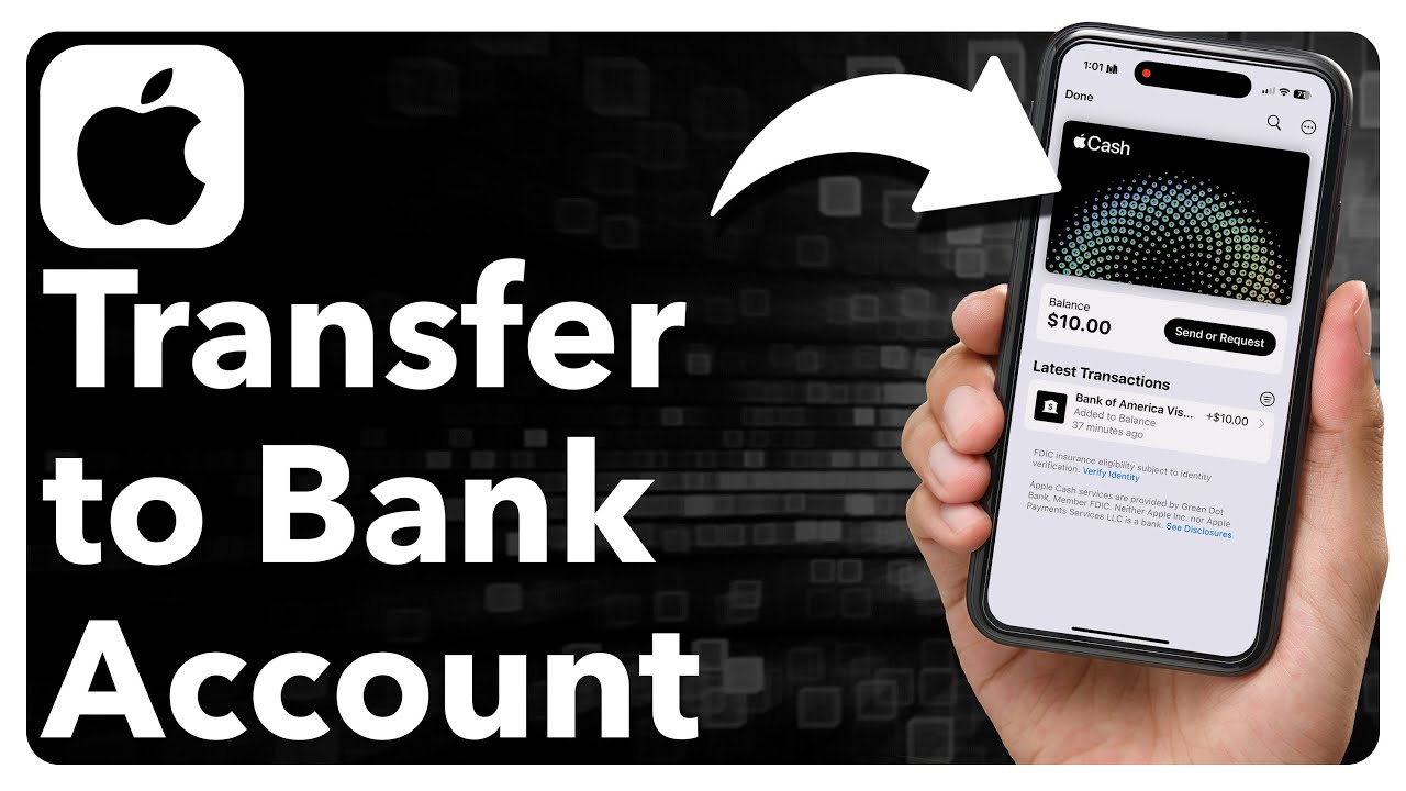 How To Transfer Apple Pay Cash To Bank Account