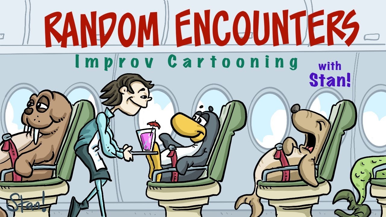 Random Encounters: Improv Cartooning (Episode 134)