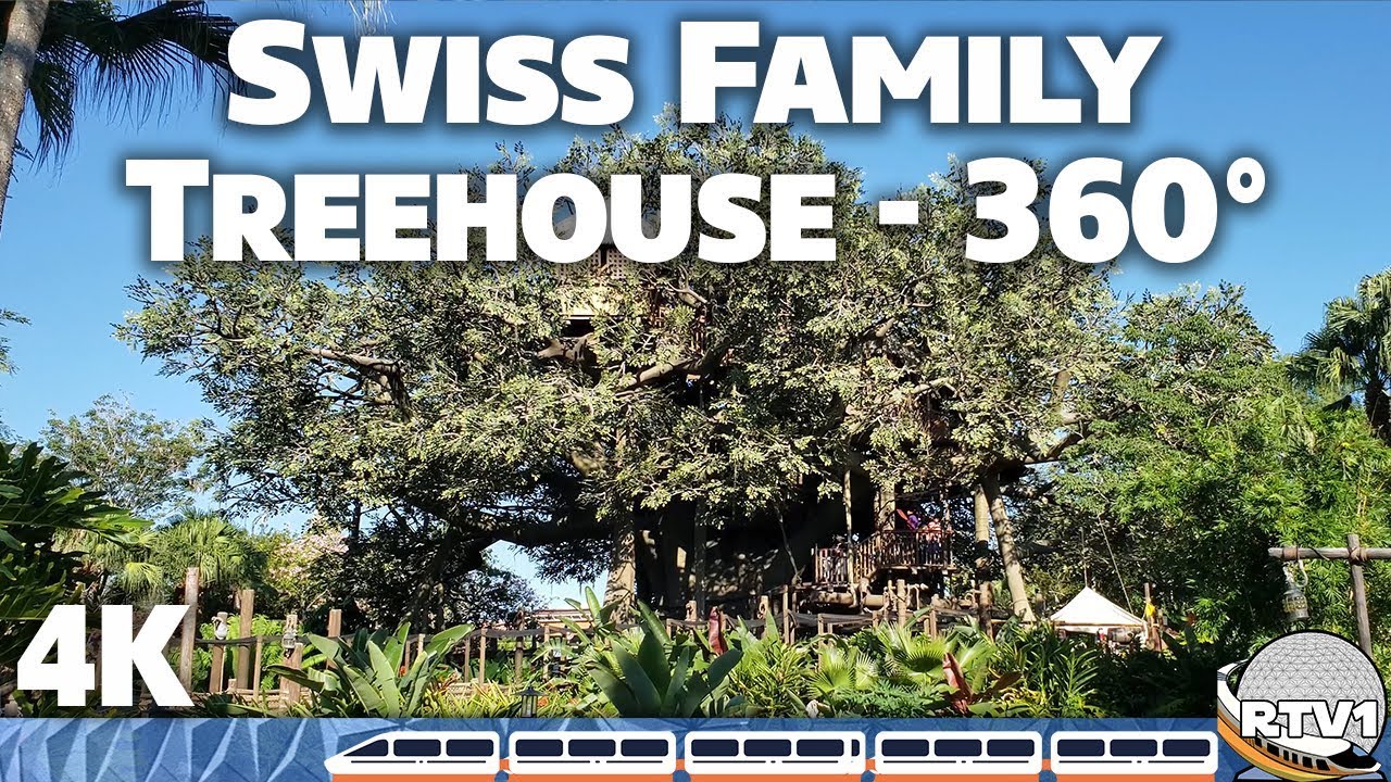Swiss Family Robinson Treehouse - 360° 4K - Full Tour - Disney's Magic Kingdom