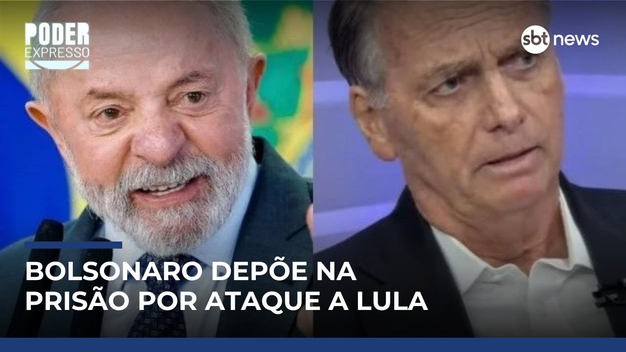 Bolsonaro é ouvido na cadeia por chamar Lula de “cachaça” e associá-lo ao tráfico | #PoderExpresso