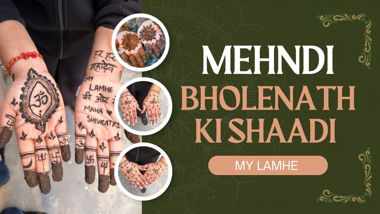 Bholenath ji ki mehndi | Bholenath ji ki shaadi 