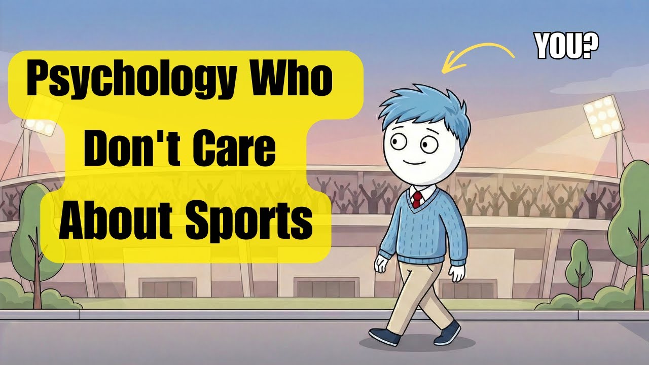 Psychology of People Who Don't Obsess Over Sports