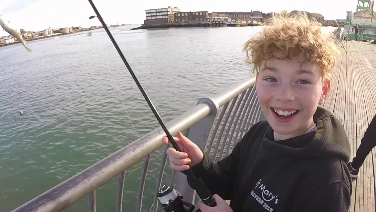Fishing - Portsmouth. Good catch!