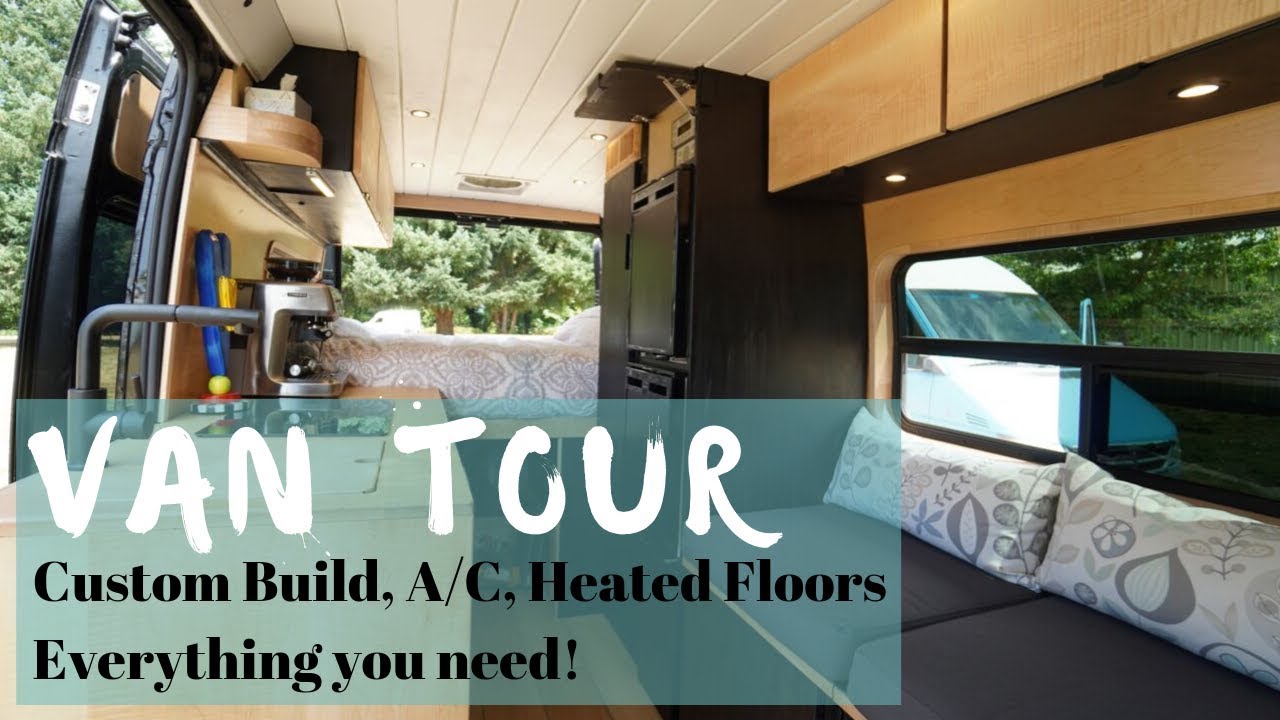 VanLife Tour: A/C, Heated Floors, Huge Power System, Back Seating...What else could you need?!