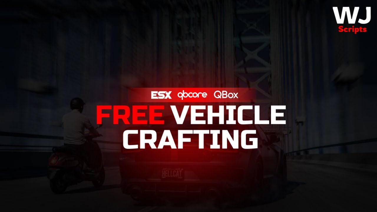 FREE Vehicle Crafting for FiveM (ESX & QBCore)