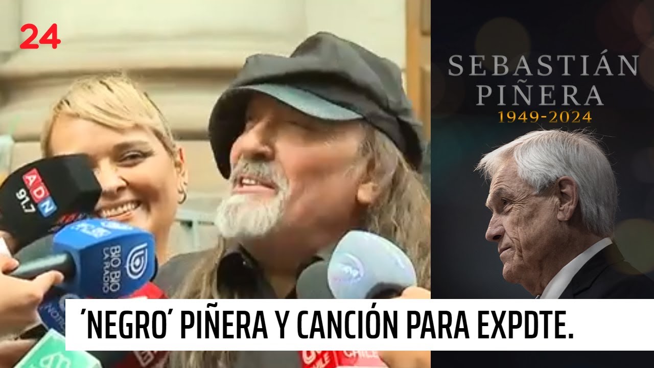 ‘Negro’ Piñera confirma que trabaja en una canción para Sebastián Piñera | 24 Horas TVN Chile