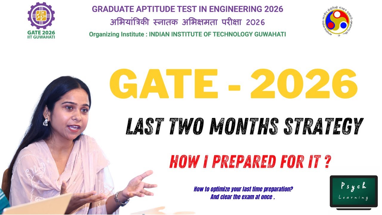 GATE-2026. Ваш план стратегии на 2 месяца перед экзаменом уже здесь! @psychlearning #psychology #...
