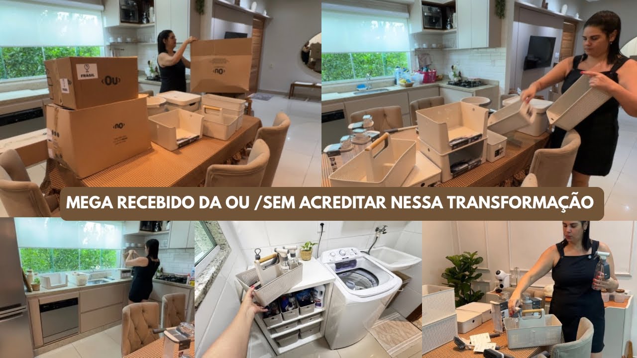 RECEBIDOS DA OU! 📦Sem acreditar como ficou tudo lindo e organizado!