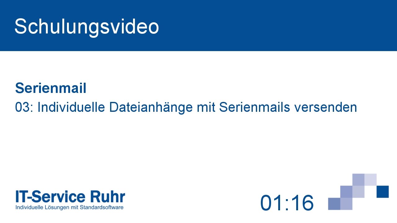 Serienmails mit individuellen Dateianh&auml;ngen
