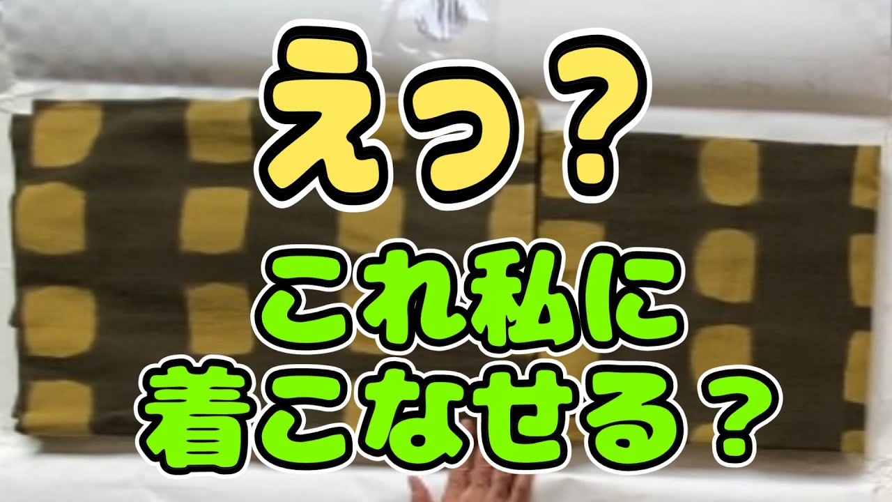 島屋呉服店から届いたはごろ木綿は私に着こなせるのか？