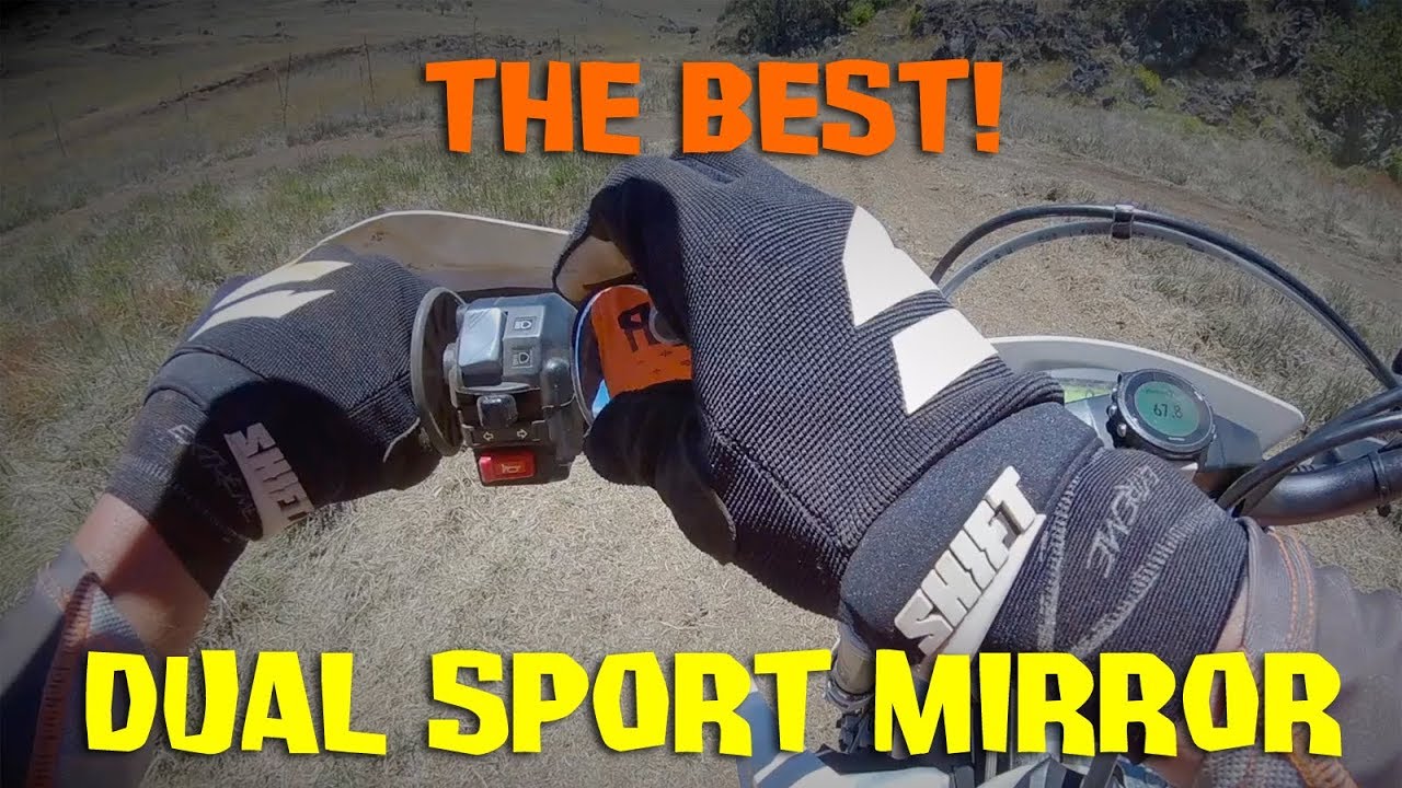 Best Dual Sport Mirror... AND CHEAP!  🐤