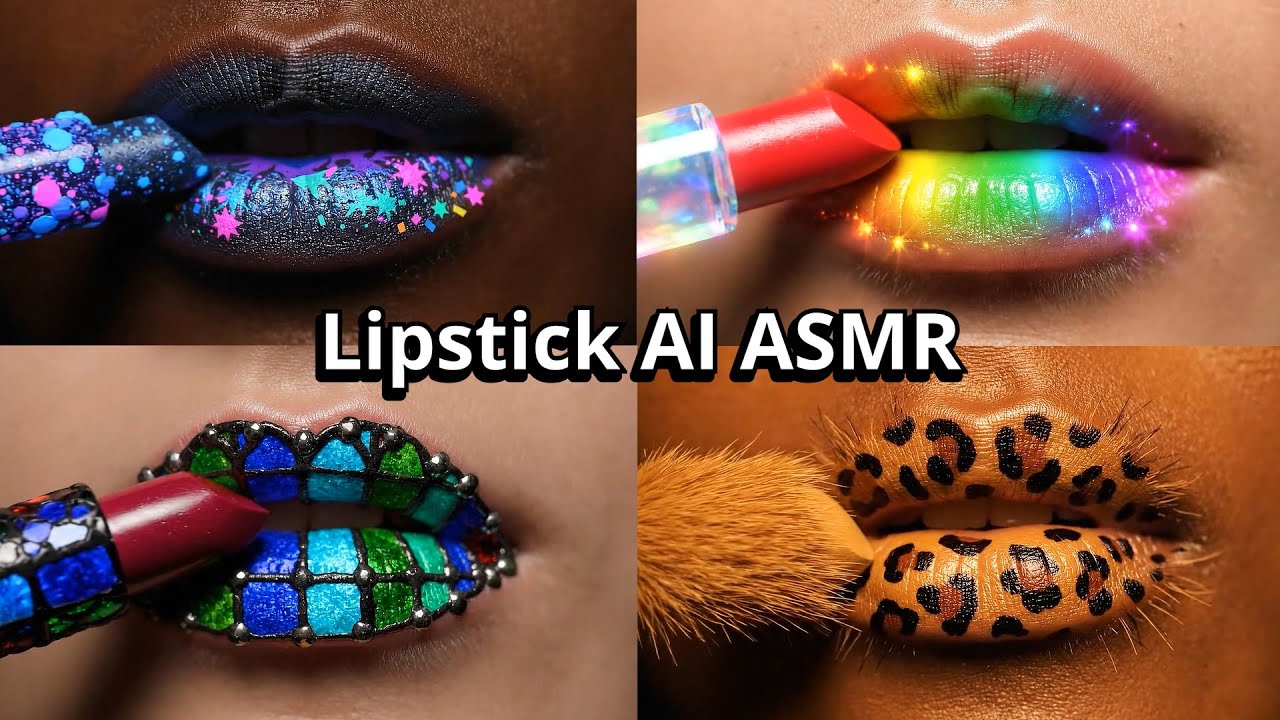 Which Lipstick Do You Wish Existed? | Satisfying AI Lipstick Application ASMR