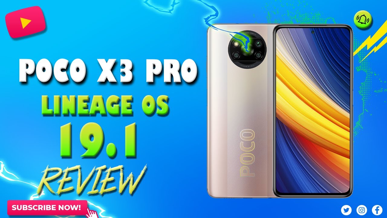 POCO X3 PRO LINEAGE OS 19.1 | Android 12L With Amazing Smoothness | Review & Benchmarks | ENGLISH