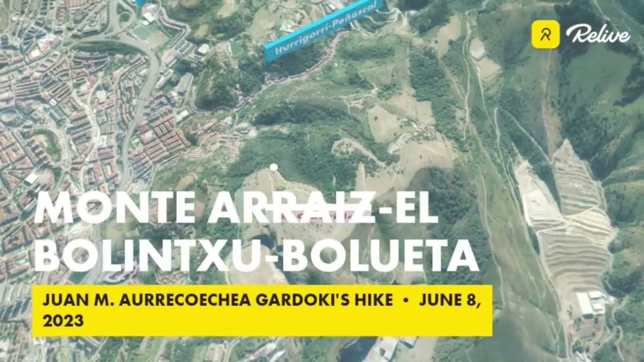 Monte Arraiz-El Bolintxu-Bolueta 8-6-2023