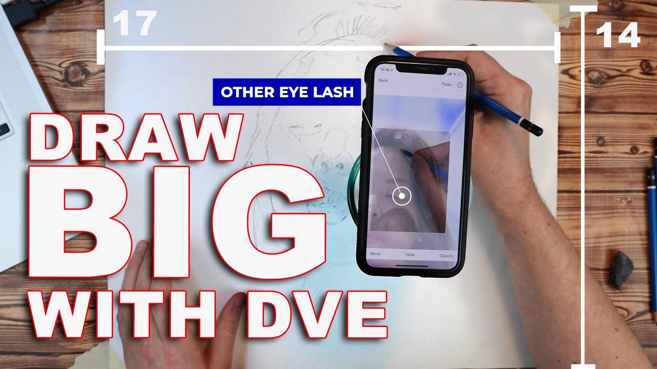 Как рисовать большие изображения с помощью Da Vinci Eye