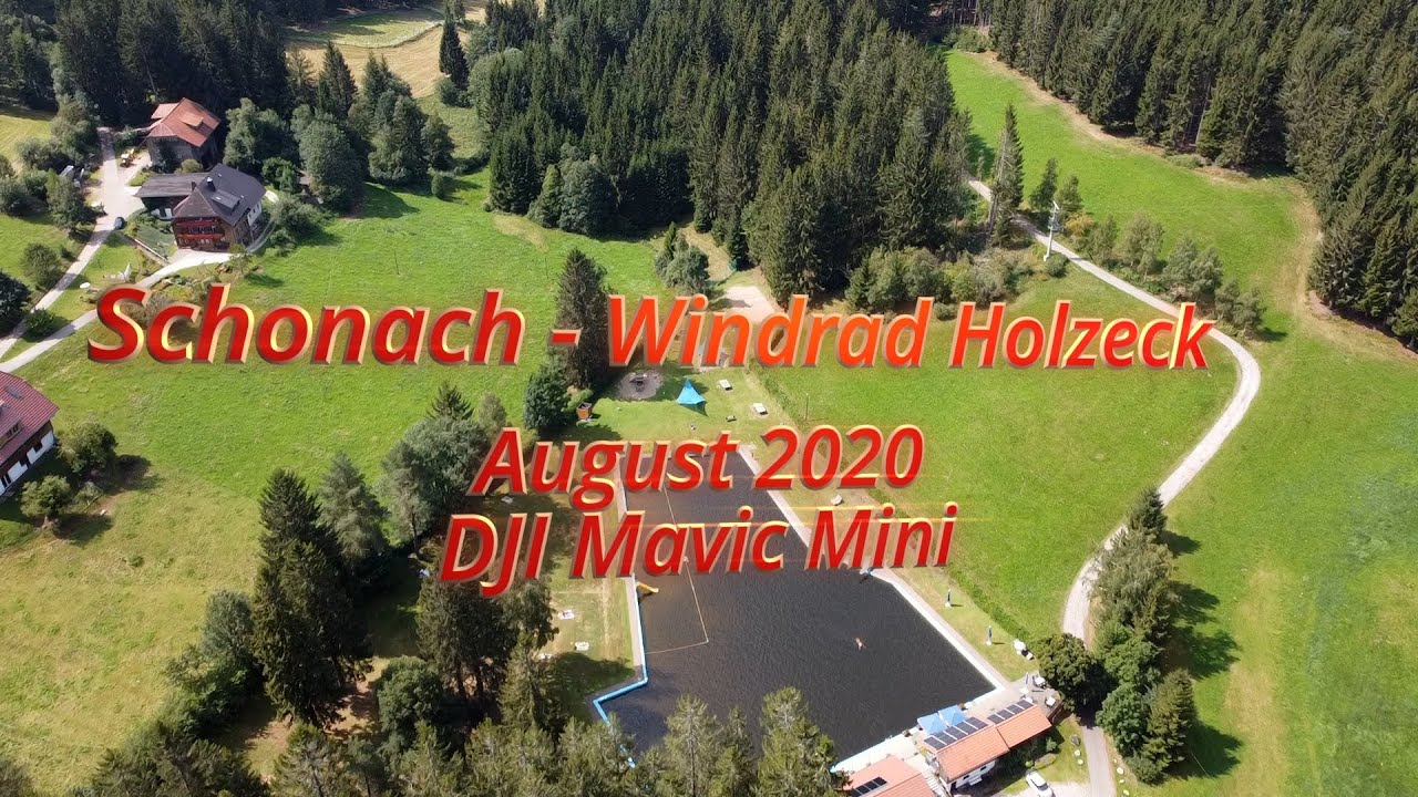 DJI Mavic Mini - Schonach im Schwarzwald - Windrad & Naturbad