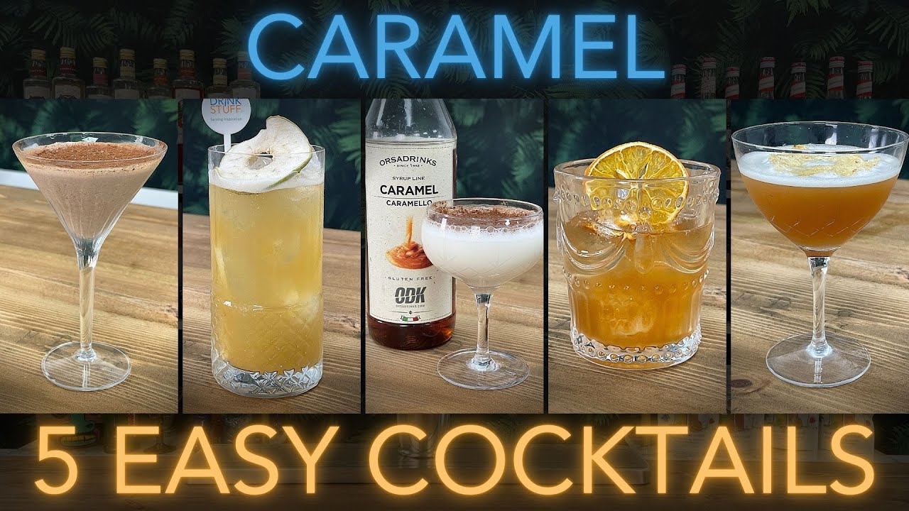5 EASY CARAMEL Cocktails YOU can make at Home