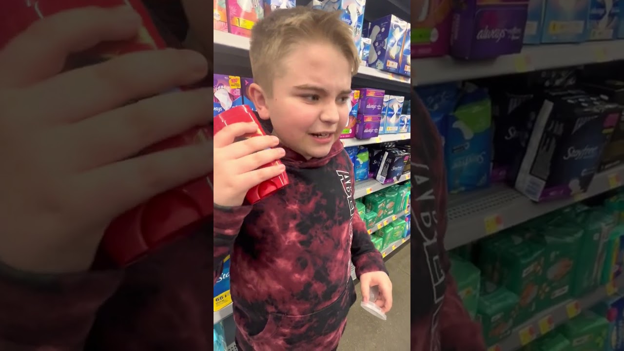 Smelling old spice deodorant