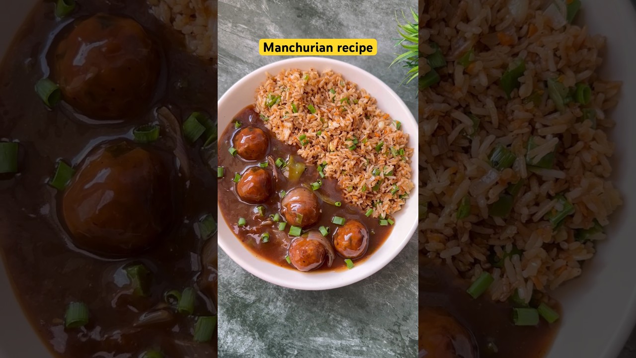 Perfect Veg Manchurian in gravy recipe | #shorts #manchurian #chinesefood