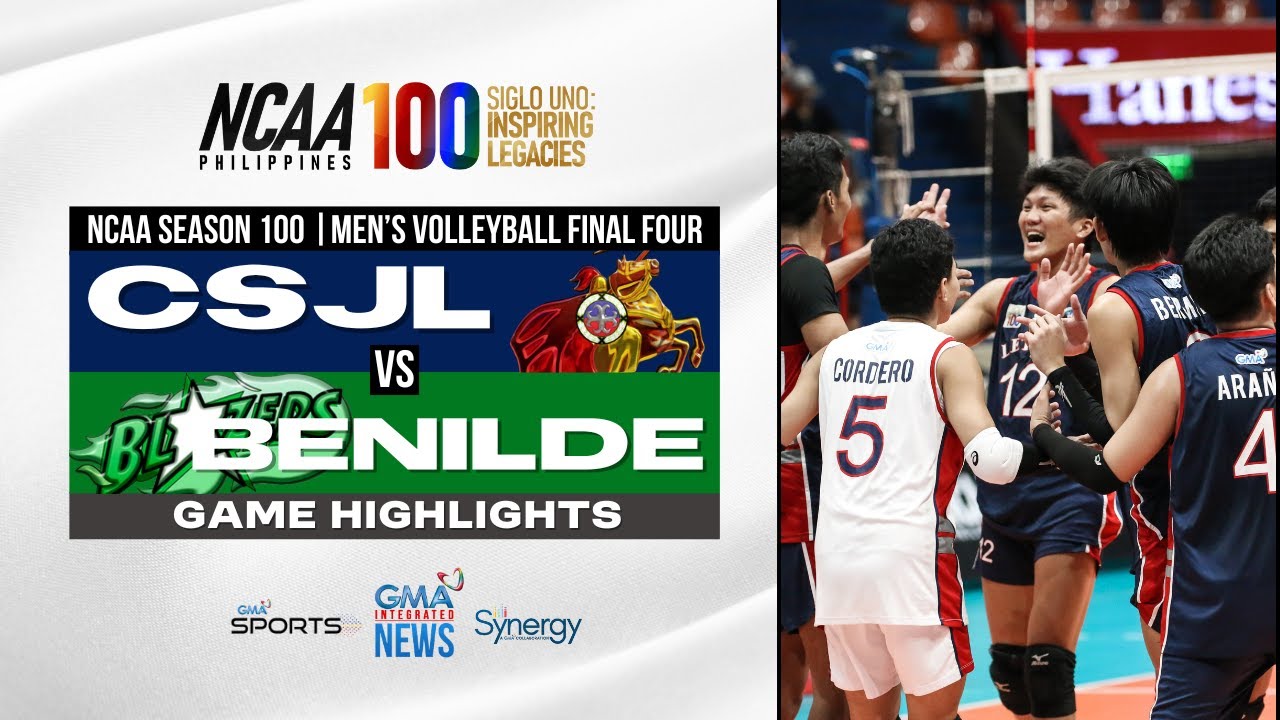 NCAA Men’s Volleyball Letran VS Benilde (Highlights) | NCAA Season 100
