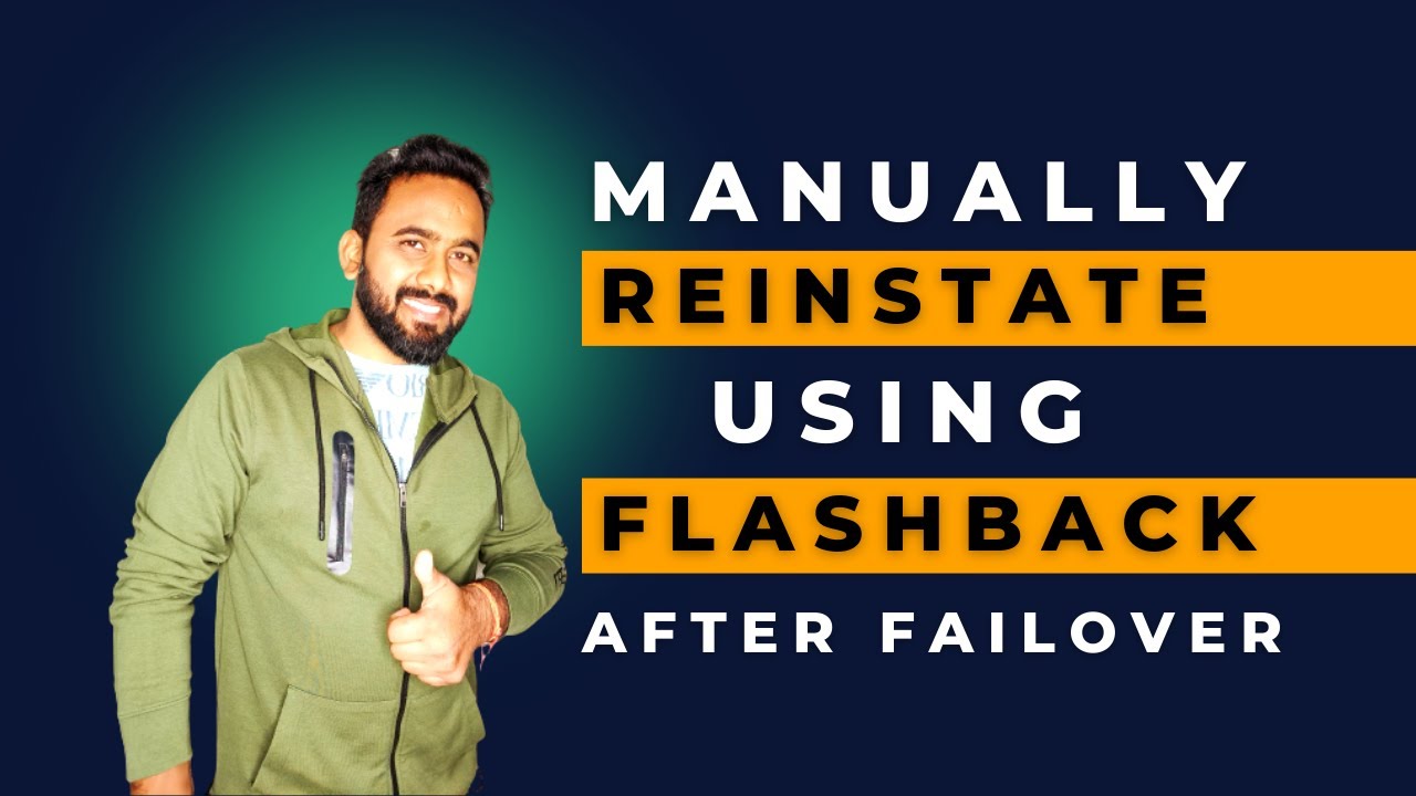 Manual Reinstate old Primary Using Flashback #dataguard #reinstate