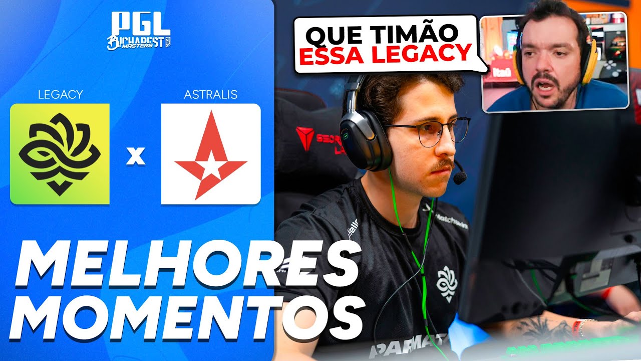 MD3 PEGADA!! LEGACY vs ASTRALIS - MELHORES MOMENTOS COM GAULES - PGL MASTERS BUCHAREST 2025