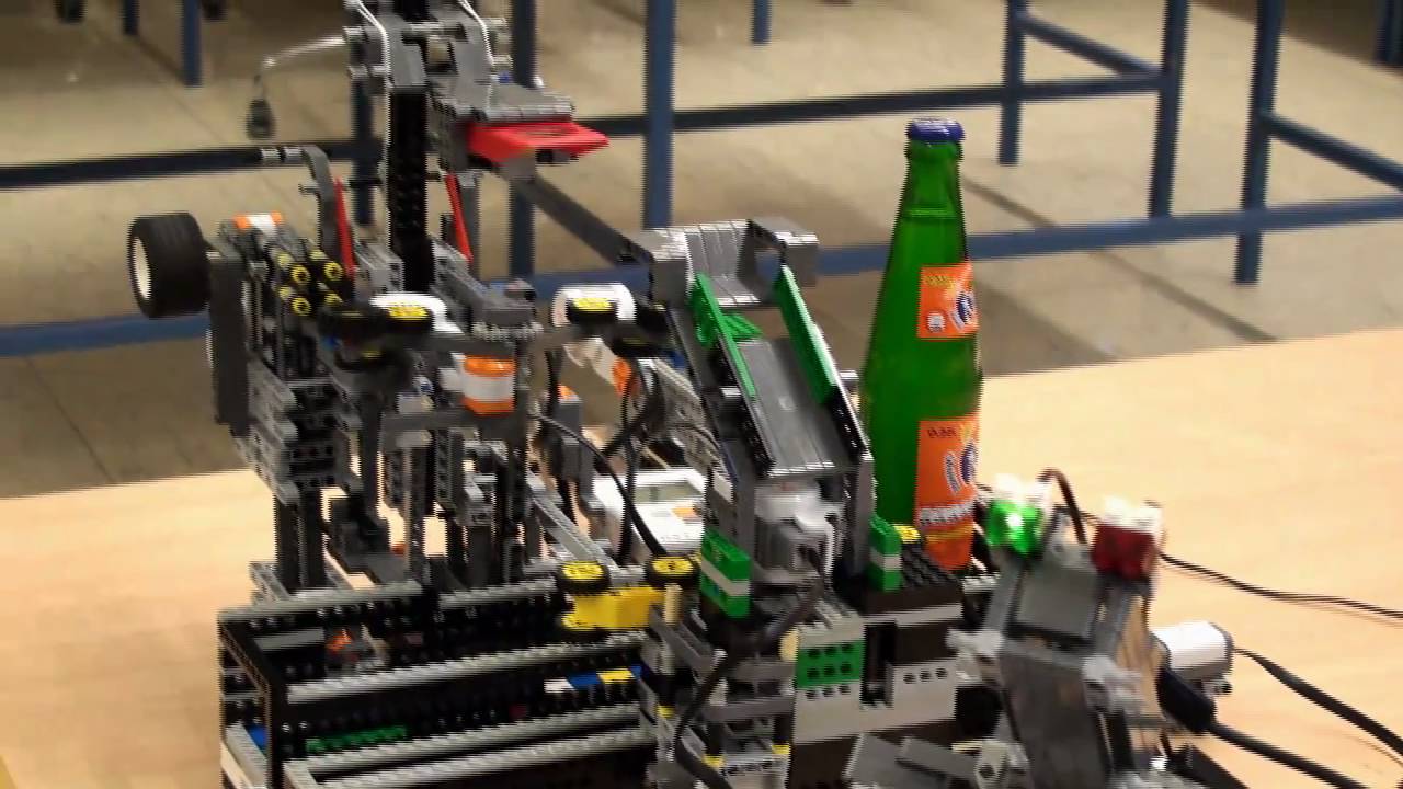 NXT-Flaschenöffner NXT bottle opener Flaschenöffnerroboter Lego Mindstorms
