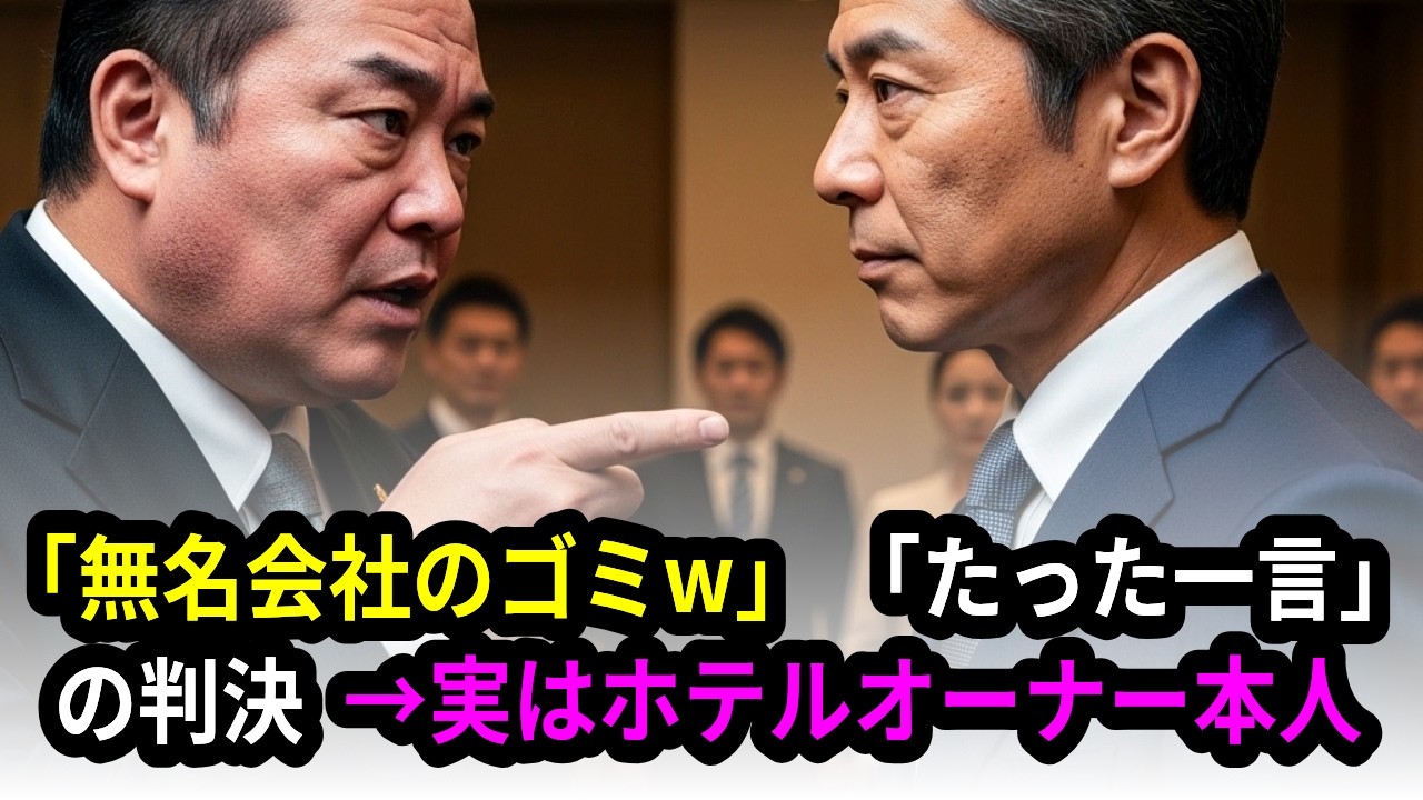 【スカッとする話】「タクシー乗りの無名会社w」と嘲笑った男→翌日、4兆2千億円財閥総帥だと判明し顔面蒼白【実話】