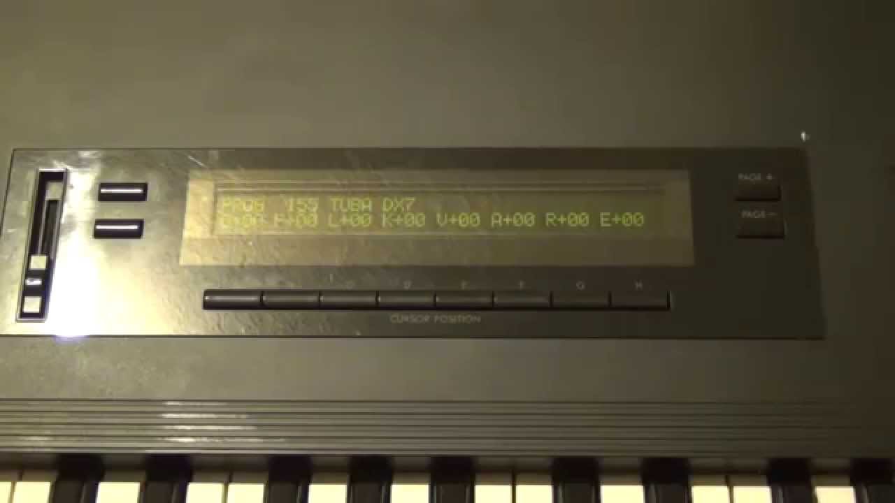 Sonido De Tuba DX7 Editado En El M1