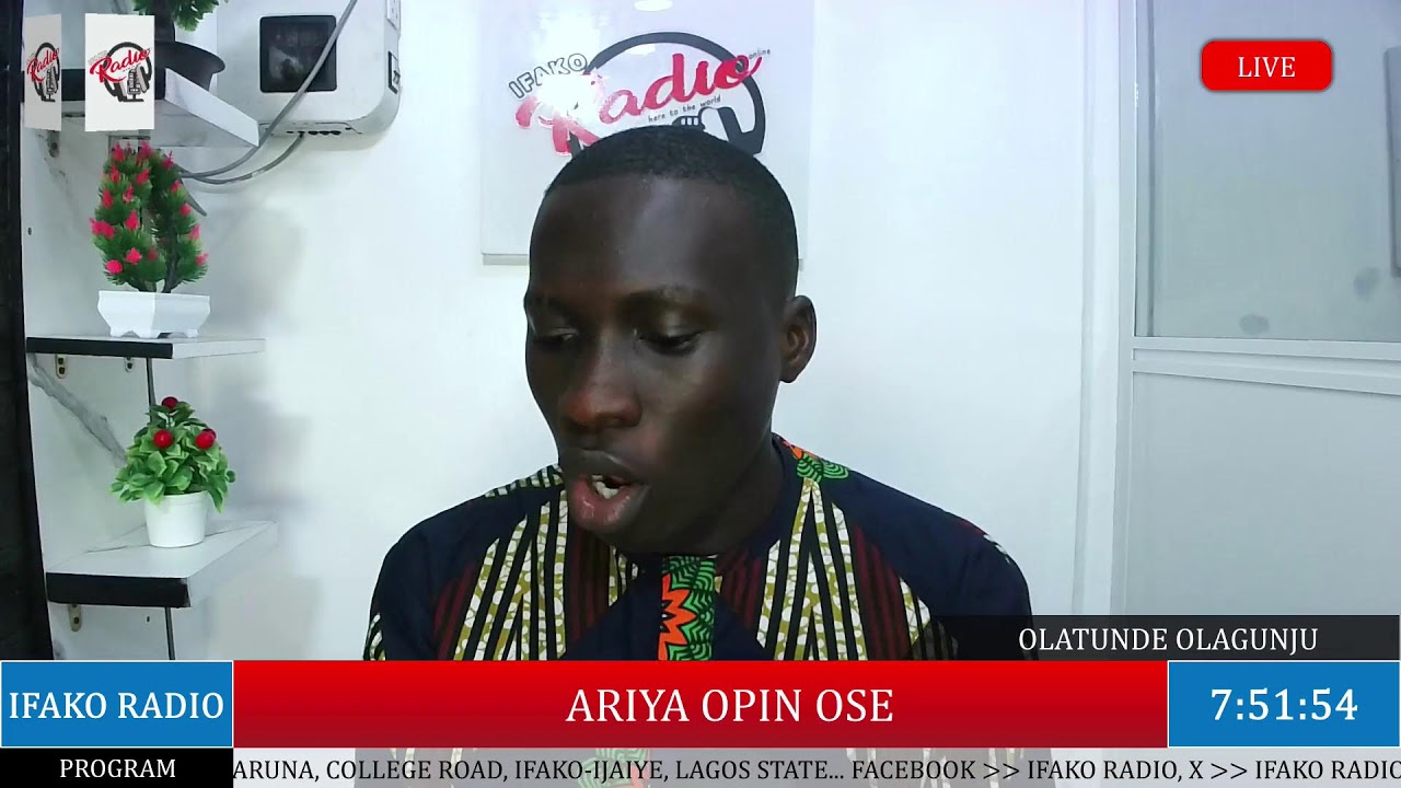 ARIYA OPIN OSE ON IFAKO RADIO